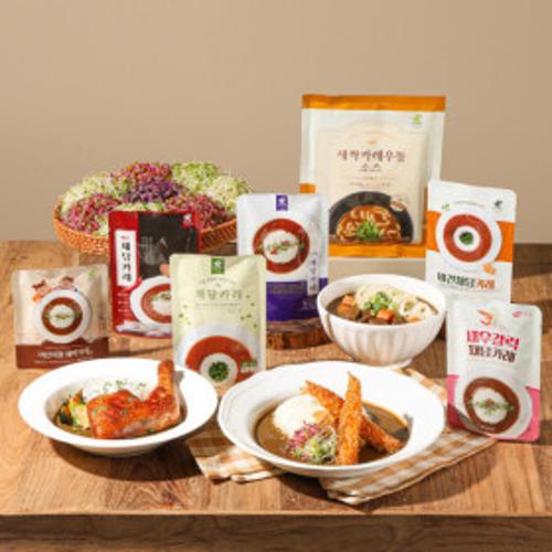 [G마켓] 순수람 채담카레 160g 5+5개 (총10팩) 외 6종 골라담기 (12170원/무료) 12,170원